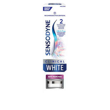 SENSODYNE-SENSODYNE CLINICAL WHITE creme dental anti-manchas 75 ml.-DrShampoo - Perfumaria e Cosmética Imagen principal del producto