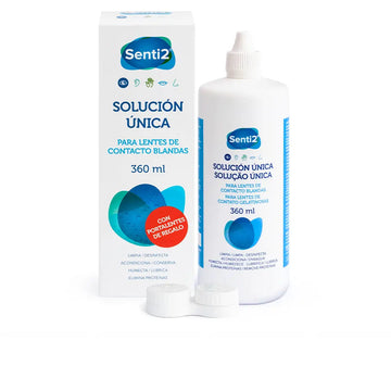SENTI2-Solução UNIQUE com ácido hialurônico + porta-lentes 360 ml-DrShampoo - Perfumaria e Cosmética Imagem principal do produto