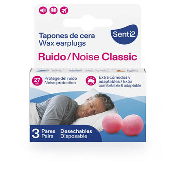 SENTI2-Tampões de cera NOISE 3 un.-DrShampoo - Perfumaria e Cosmética Main image