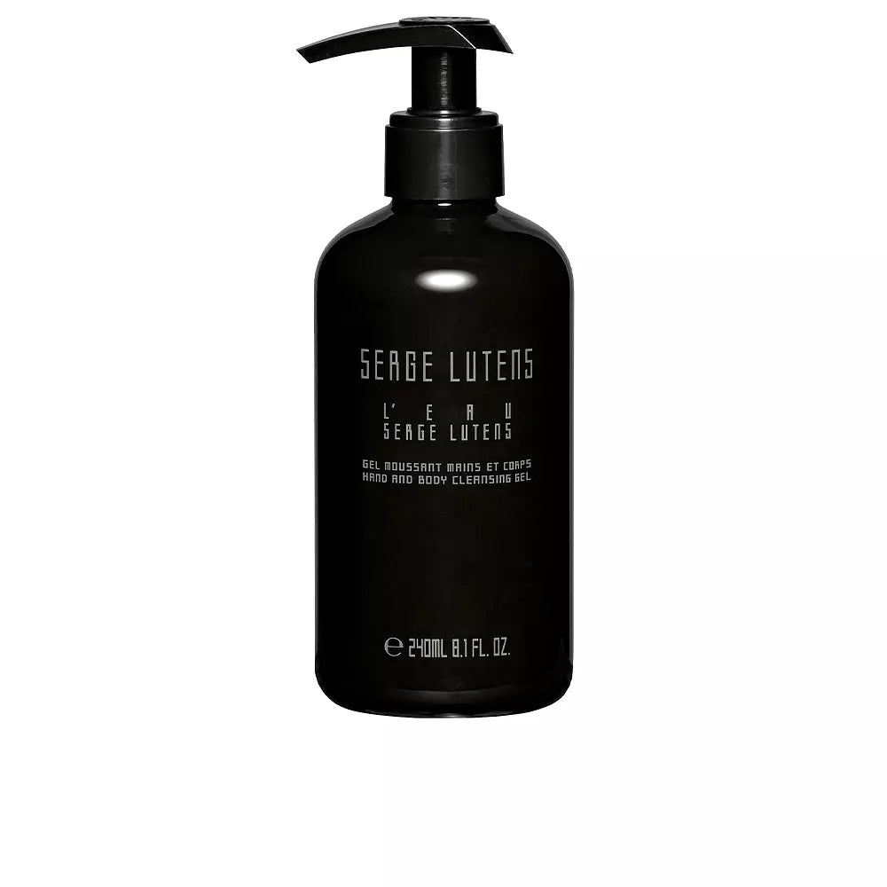 SERGE LUTENS-Gel de limpeza para mãos e corpo L'EAU 240 ml.-DrShampoo - Perfumaria e Cosmética