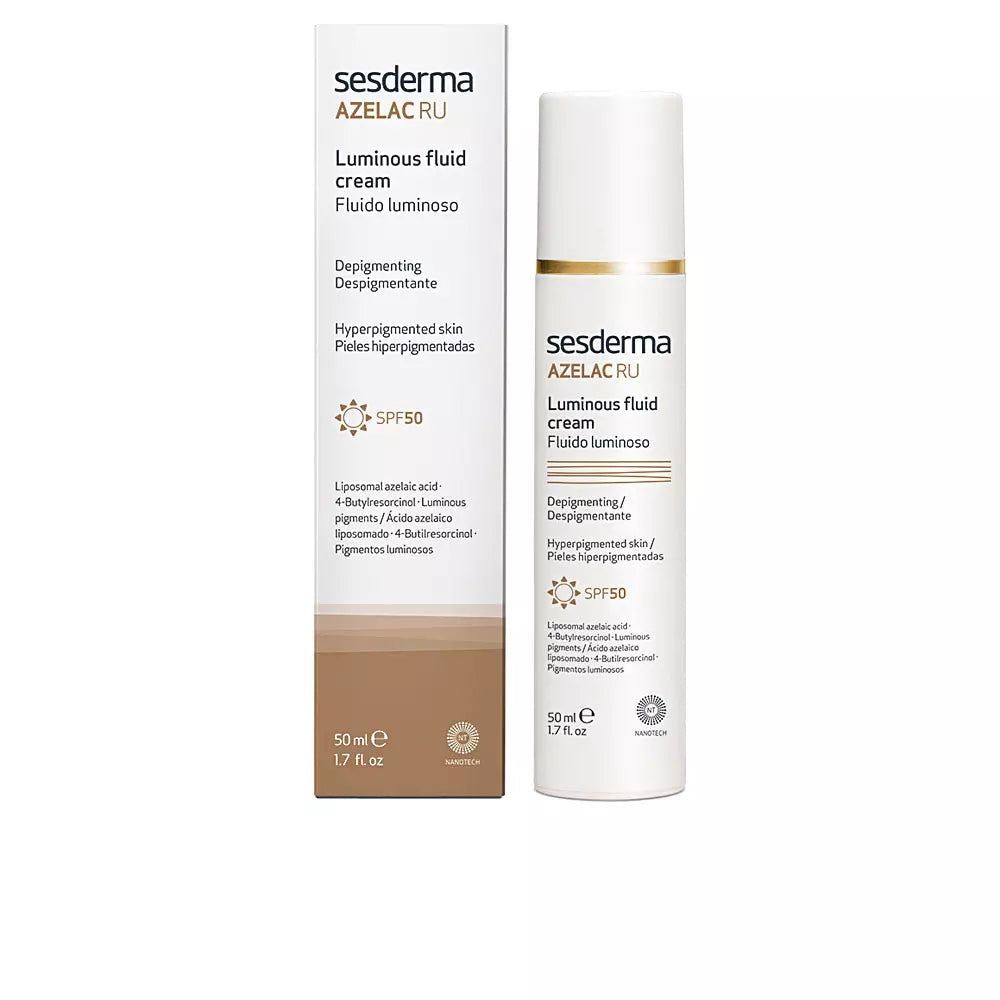 SESDERMA-AZELAC RU fluido luminoso SPF50 50 ml-DrShampoo - Perfumaria e Cosmética