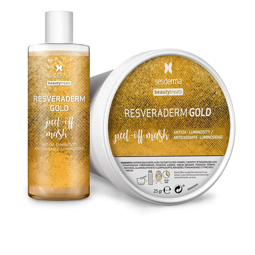 SESDERMA-BEAUTY TREATS RESVERADERM GOLD máscara peel off 25 gr + 7-DrShampoo - Perfumaria e Cosmética