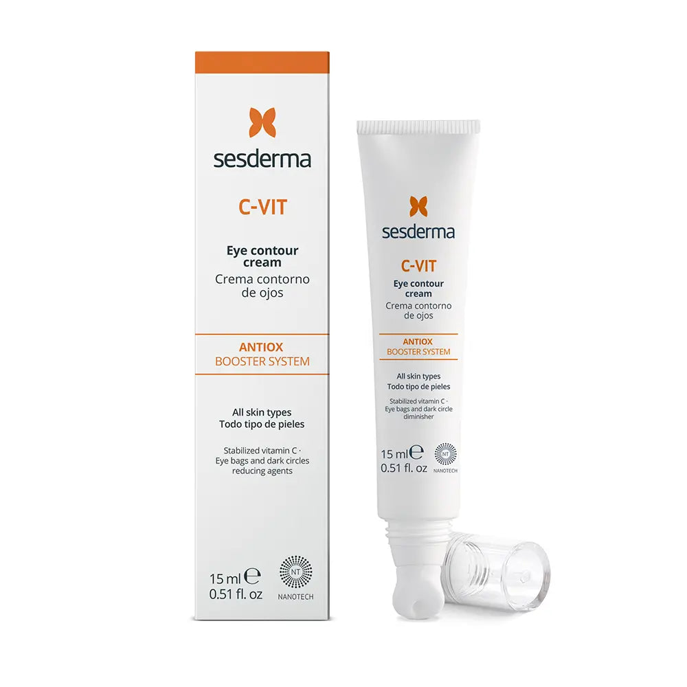 SESDERMA-Creme para contorno de olhos C-VIT 15 ml-DrShampoo - Perfumaria e Cosmética