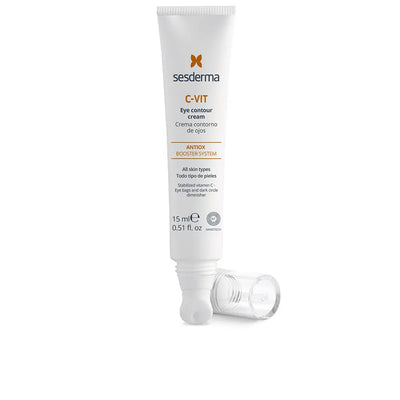 SESDERMA-Creme para contorno de olhos C-VIT 15 ml-DrShampoo - Perfumaria e Cosmética