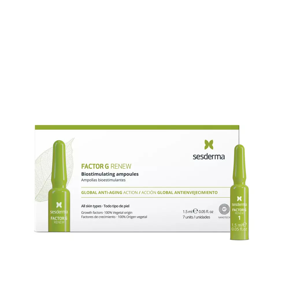 SESDERMA-FACTOR G RENEW ampolas bioestimulantes 7 x 2 ml-DrShampoo - Perfumaria e Cosmética