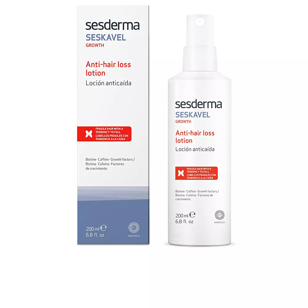 SESDERMA-SESKAVEL CRESCIMENTO loção anti-queda 200 ml-DrShampoo - Perfumaria e Cosmética