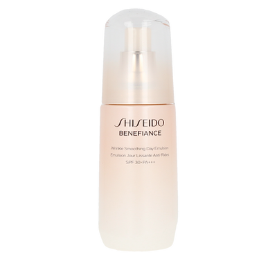 SHISEIDO-BENEFIANCE emulsão diurna suavizante de rugas 75 ml-DrShampoo - Perfumaria e Cosmética