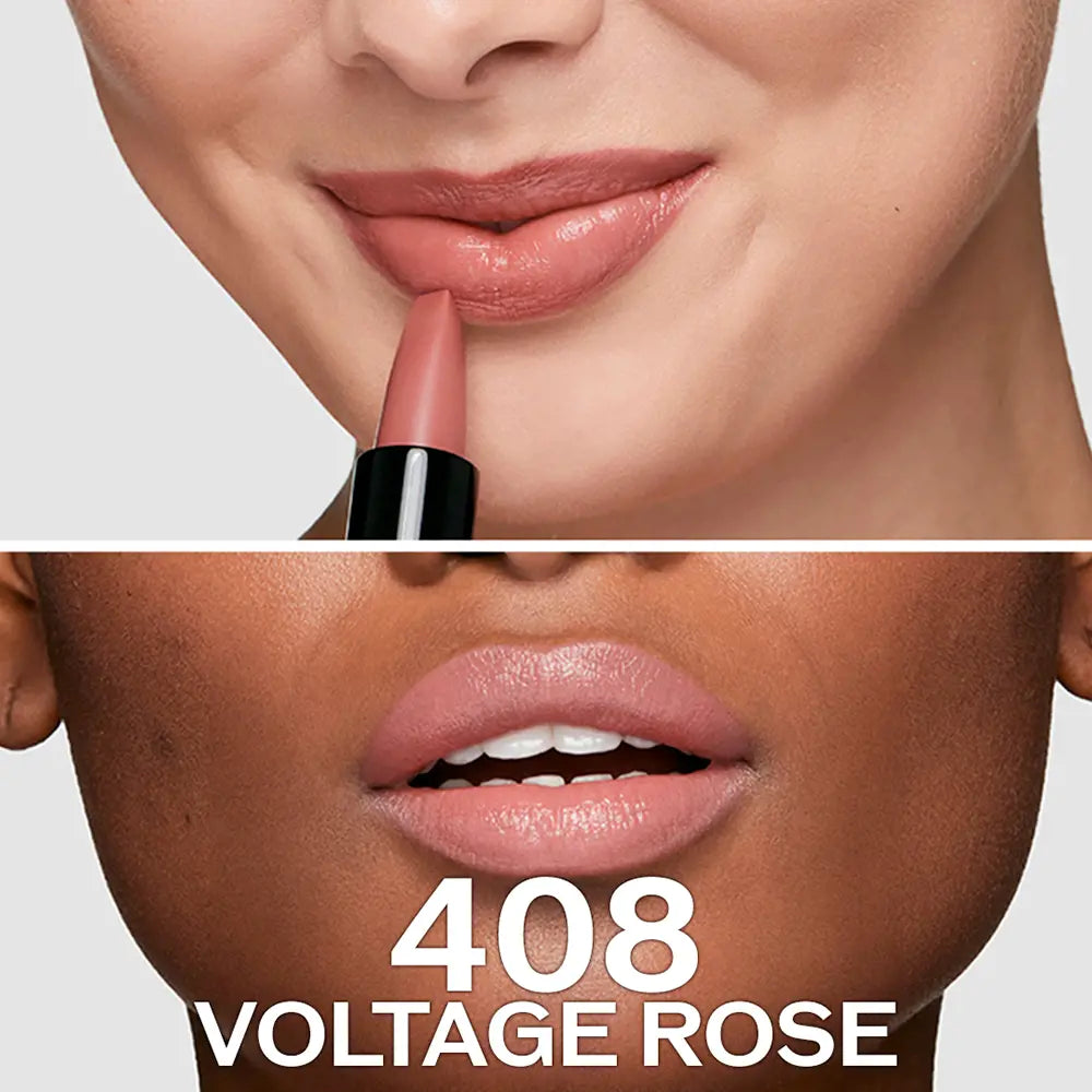 SHISEIDO-Batom gel TECHNOSATIN #408 voltage rose 3,30 gr-DrShampoo - Perfumaria e Cosmética