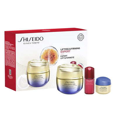 SHISEIDO-CREME FIRMADOR E ELASTICIZANTE VITAL PERFECTION - ESTOJO COM 3 UNIDADES-DrShampoo - Perfumaria e Cosmética