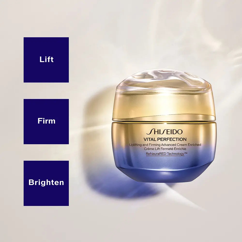 SHISEIDO-CREME FIRMADOR VITAL PERFECTION UPLIFTING ENRIQUECIDO 50 ML-DrShampoo - Perfumaria e Cosmética