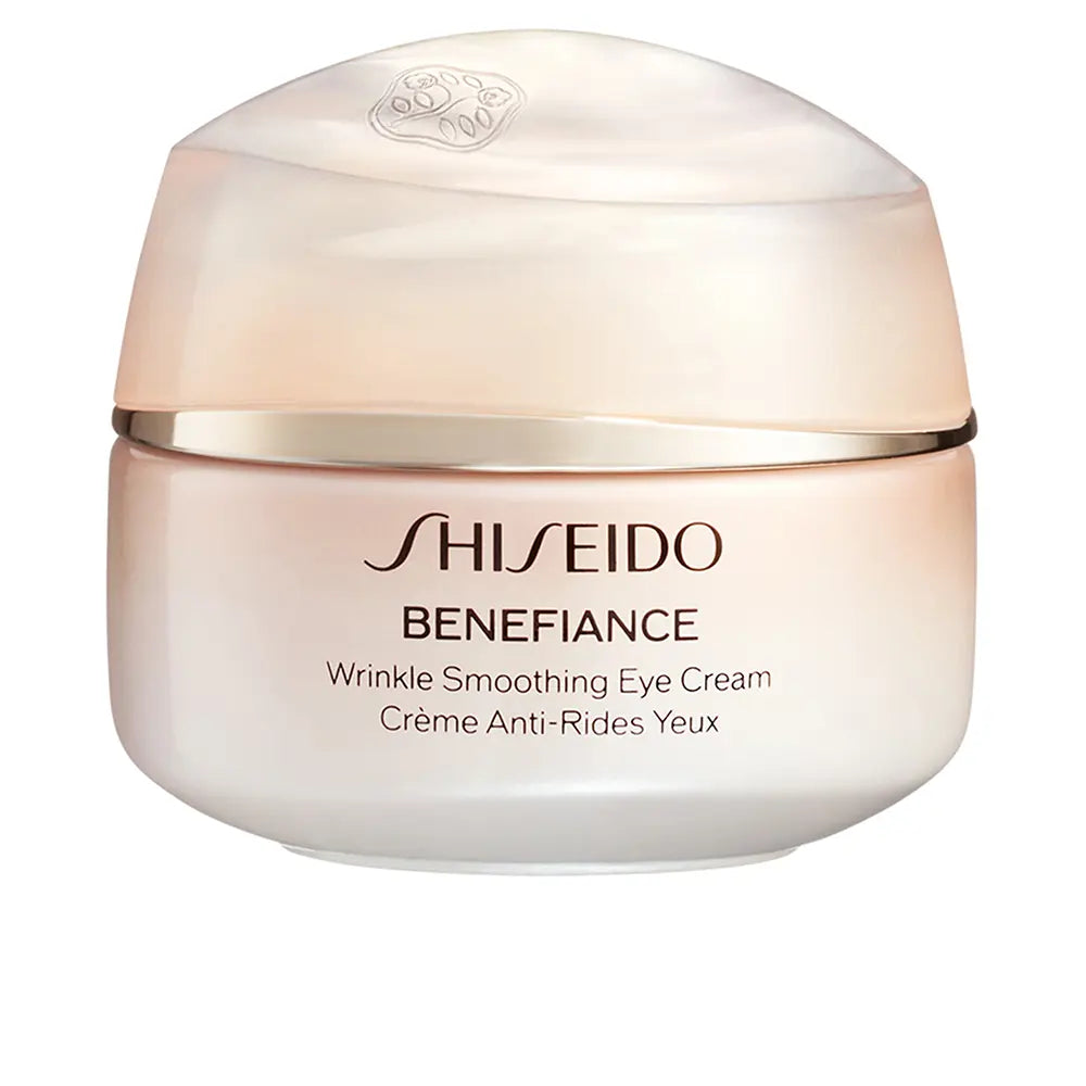 SHISEIDO-CREME PARA OS OLHOS SUAVIZANTE DE RUGAS BENEFIANCE 15 ml-DrShampoo - Perfumaria e Cosmética