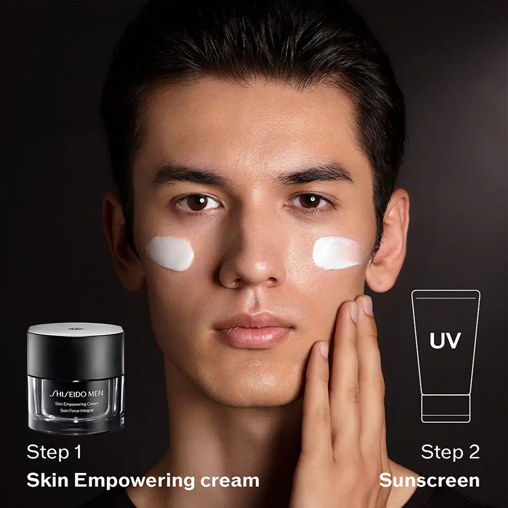 SHISEIDO-Creme fortalecedor da pele MEN 50 ml-DrShampoo - Perfumaria e Cosmética