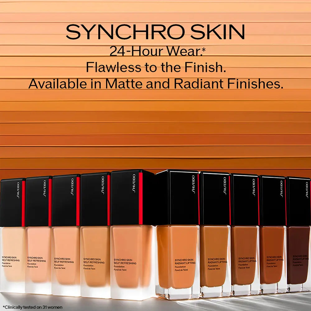 SHISEIDO-FUNDACIÓN AUTOVIVIFICANTE SYNCHRO SKIN FPS30 320 30 ml-DrShampoo - Perfumaria e Cosmética