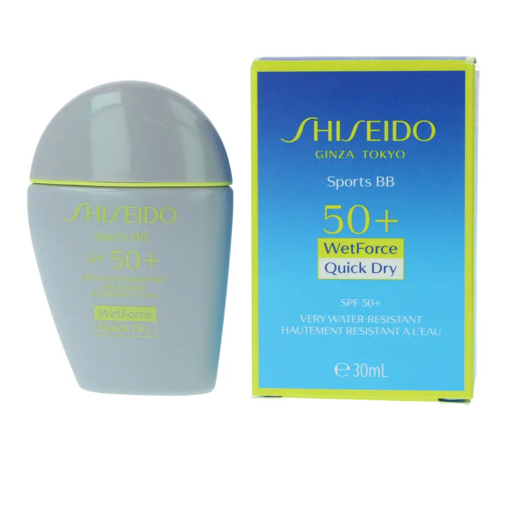 SHISEIDO-SUN CARE SPORTS BB SPF50 escuro 12 gr-DrShampoo - Perfumaria e Cosmética