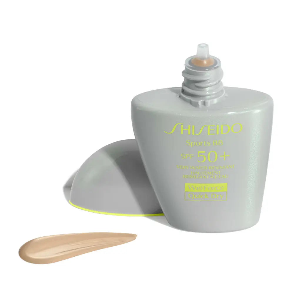 SHISEIDO-SUN CARE SPORTS BB SPF50 médio escuro 12 gr-DrShampoo - Perfumaria e Cosmética