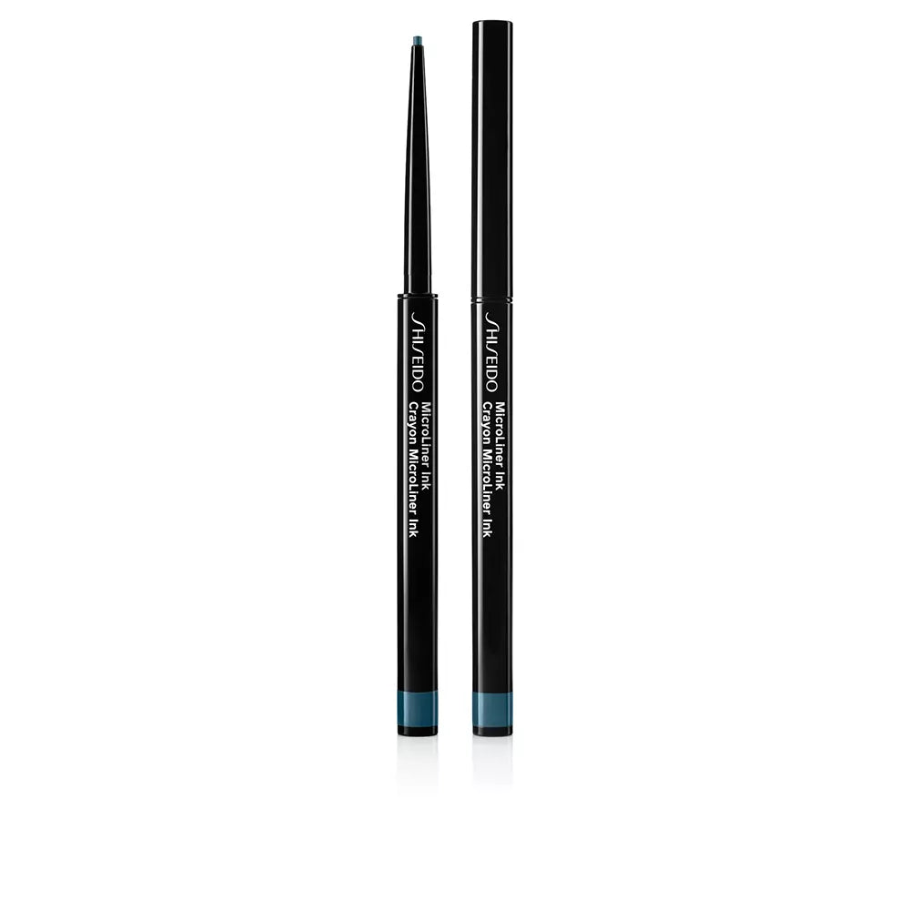 SHISEIDO-Tinta MICROLINER 08 fosca azul-petróleo-DrShampoo - Perfumaria e Cosmética