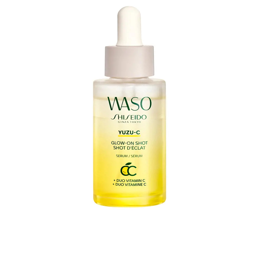 SHISEIDO-WASO YUZU-C glow-on shot serum 28 ml-DrShampoo - Perfumaria e Cosmética