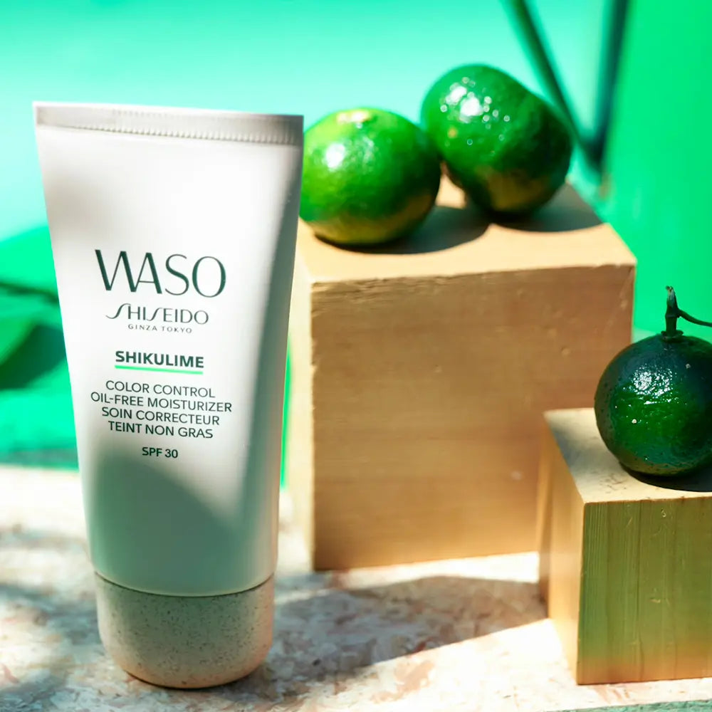 SHISEIDO-Waso Shikulime Hidratante sem óleo com controle de cor 50 ml-DrShampoo - Perfumaria e Cosmética
