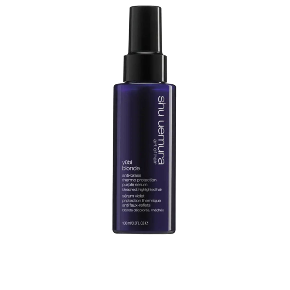 SHU UEMURA-Sérum roxo de proteção térmica anti-amarelo YUBI BLONDE 90 ml.-DrShampoo - Perfumaria e Cosmética