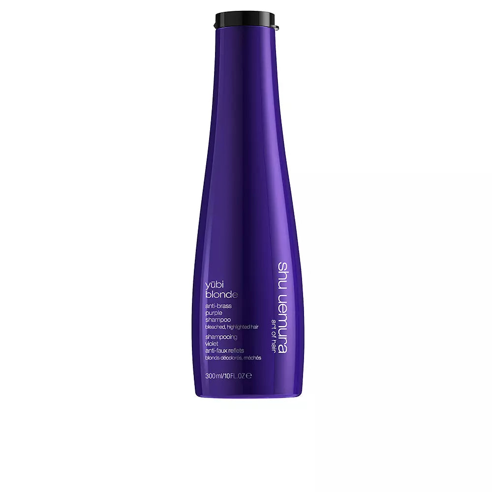 SHU UEMURA-YUBI BLONDE shampoo violetizador 300 ml-DrShampoo - Perfumaria e Cosmética