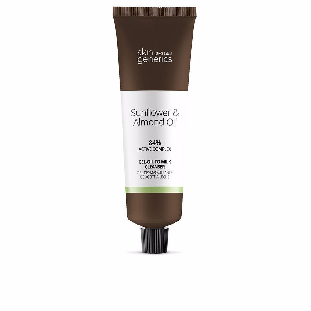 SKIN GENERICS-GIRASSOL 6 ÓLEO DE AMÊNDOA gel-óleo para limpeza de leite 100 ml-DrShampoo - Perfumaria e Cosmética