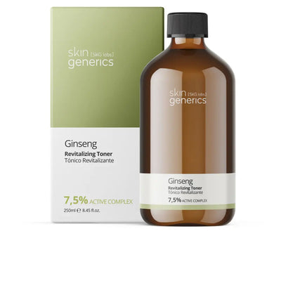 SKIN GENERICS-Tônico revitalizante de GINSENG 7,5% 250 ml-DrShampoo - Perfumaria e Cosmética