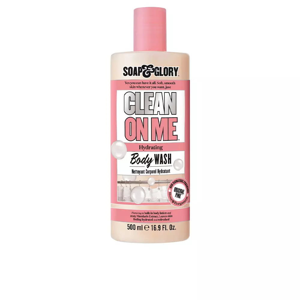 SOAP & GLORY-CLEAN ON ME gel de duche cremoso clareador 500 ml-DrShampoo - Perfumaria e Cosmética