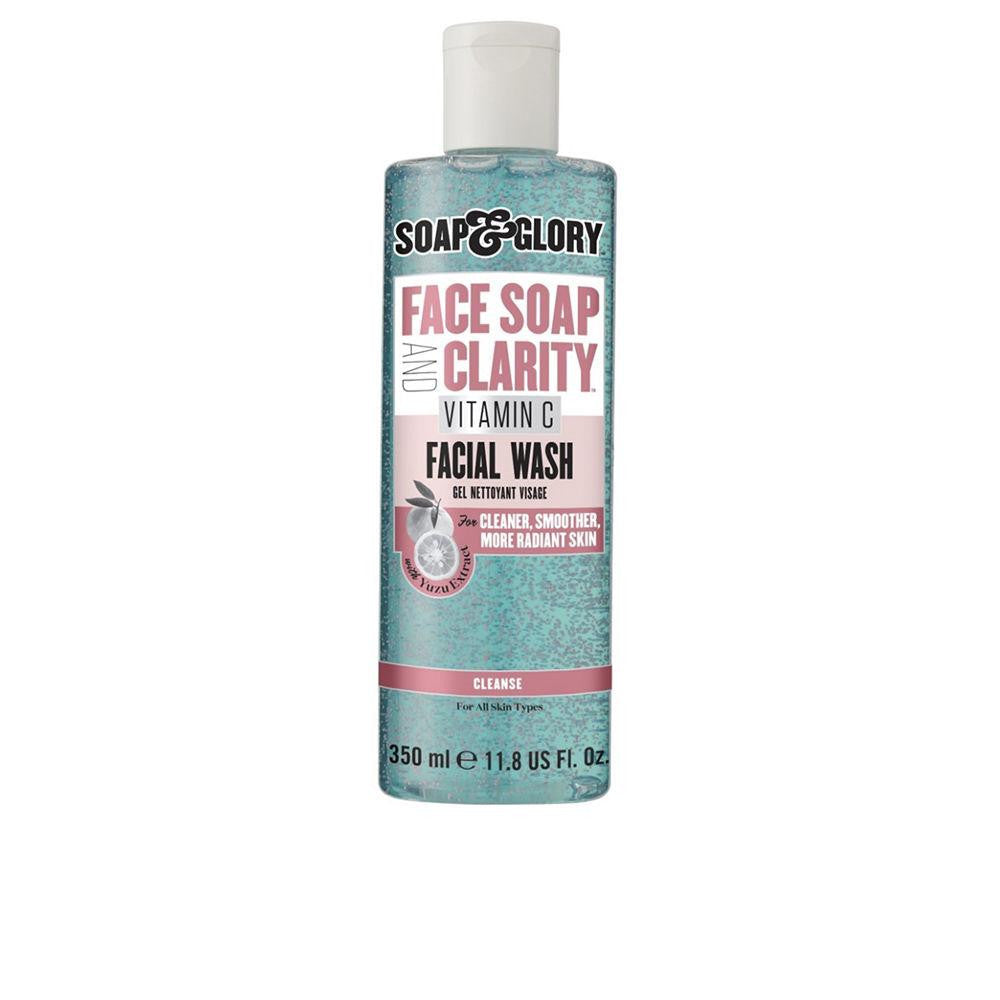 SOAP & GLORY-FACE AND CLARITY vitamin C facial soap 350 ml-DrShampoo - Perfumaria e Cosmética