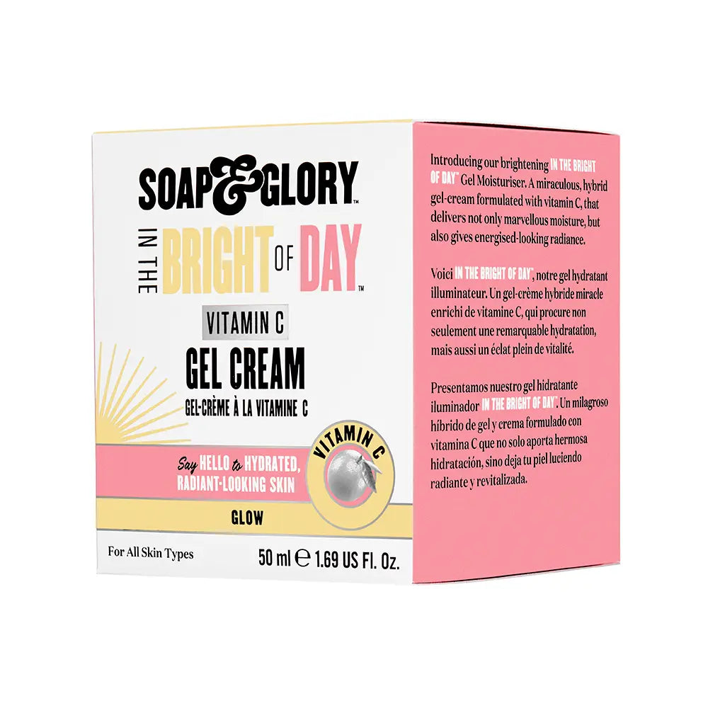 SOAP & GLORY-Gel creme facial BRIGHT OF DAY 50 ml-DrShampoo - Perfumaria e Cosmética