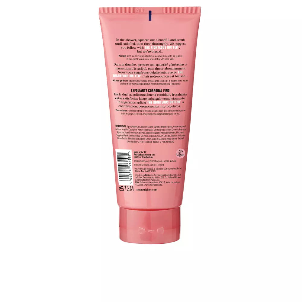 SOAP & GLORY-O ESFOLIANTE DA SUA VIDA body buffer 200 ml-DrShampoo - Perfumaria e Cosmética