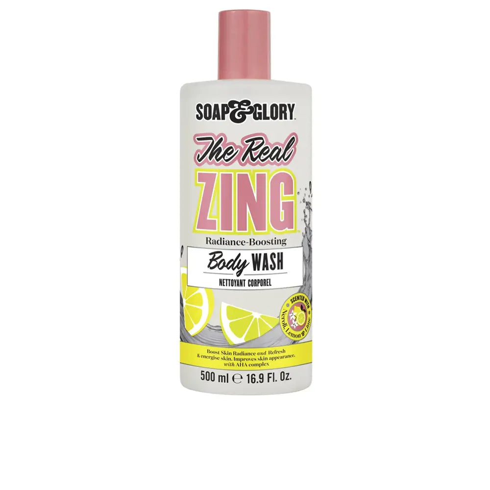 SOAP & GLORY-O gel de banho THE REAL ZING de 500 ml.-DrShampoo - Perfumaria e Cosmética