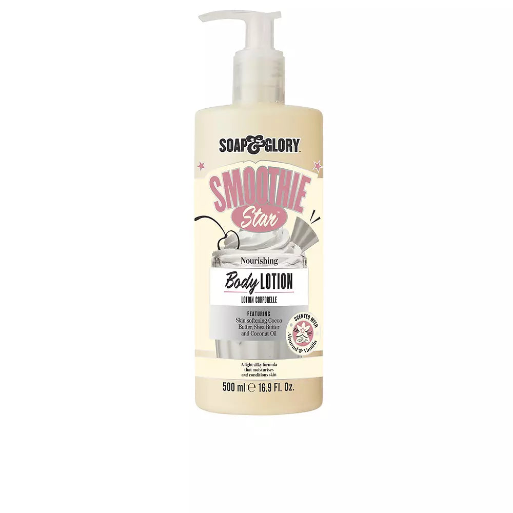 SOAP & GLORY-SMOOTHIE STAR loção corporal 500 ml-DrShampoo - Perfumaria e Cosmética