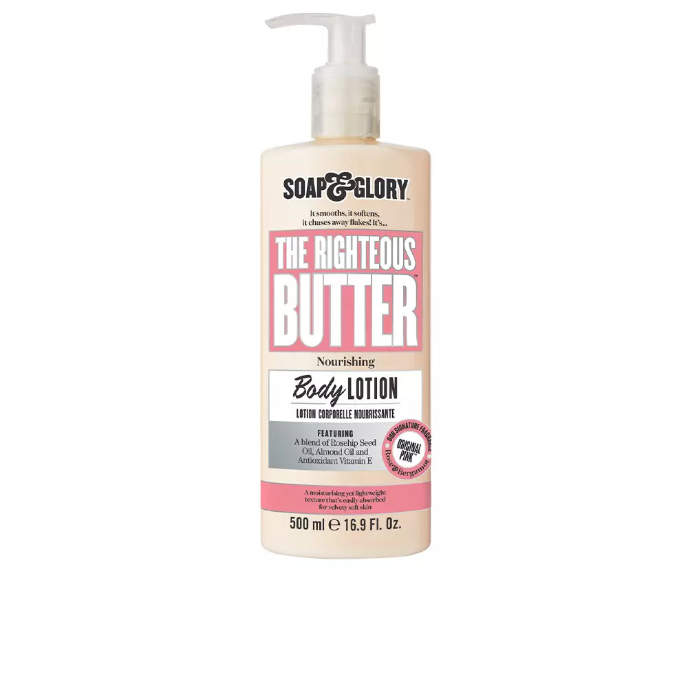 SOAP & GLORY-THE RIGHTEOUS BUTTER loção corporal 500 ml-DrShampoo - Perfumaria e Cosmética