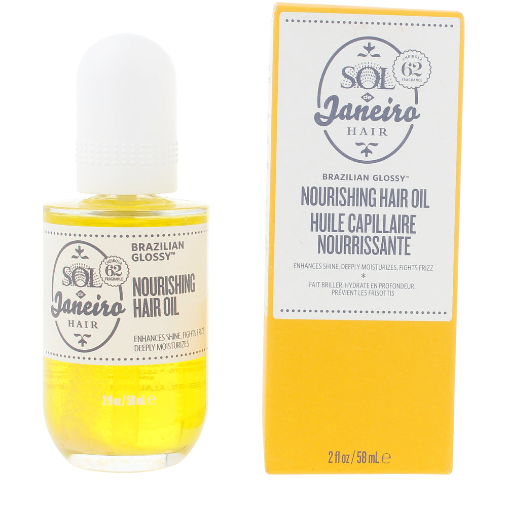 SOL DE JANEIRO-Óleo capilar nutritivo BRAZILIAN GLOSSY 58 ml.-DrShampoo - Perfumaria e Cosmética