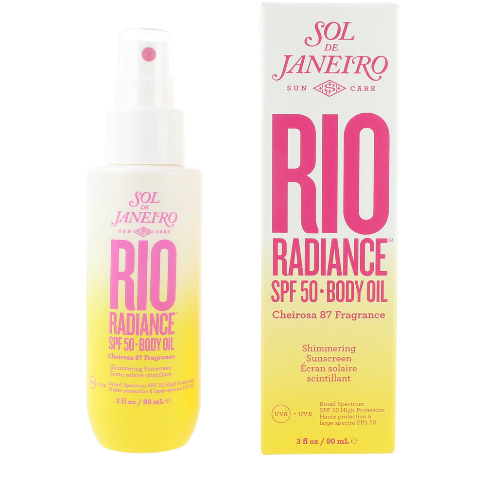 SOL DE JANEIRO-Óleo corporal protetor solar RIO RADIANCE SPF50 90 ml-DrShampoo - Perfumaria e Cosmética