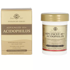 SOLGAR-40 PLUS ADVANCED ACIDOPHILUS 60 cápsulas vegetais-DrShampoo - Perfumaria e Cosmética