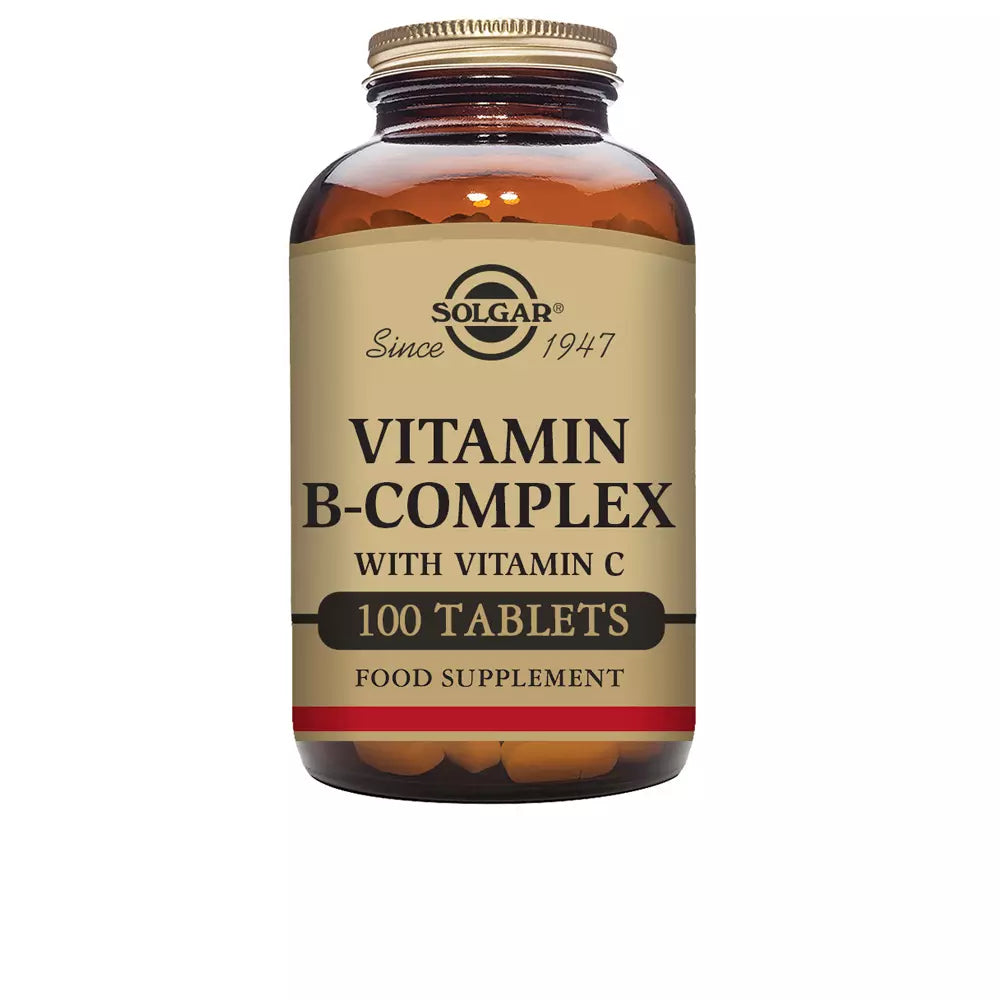 SOLGAR-B-COMPLEX com VITAMINA C 100 comprimidos-DrShampoo - Perfumaria e Cosmética