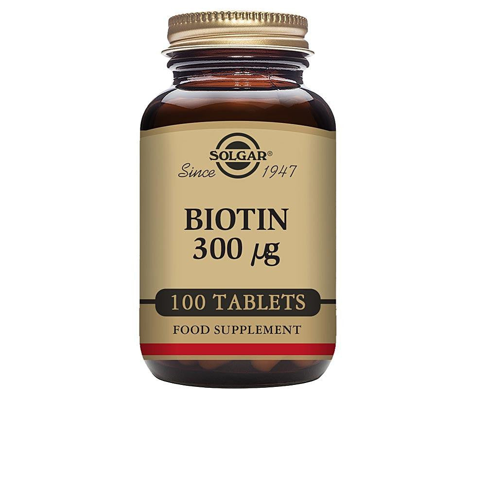 SOLGAR-BIOTIN 300 µg 100 comprimidos-DrShampoo - Perfumaria e Cosmética