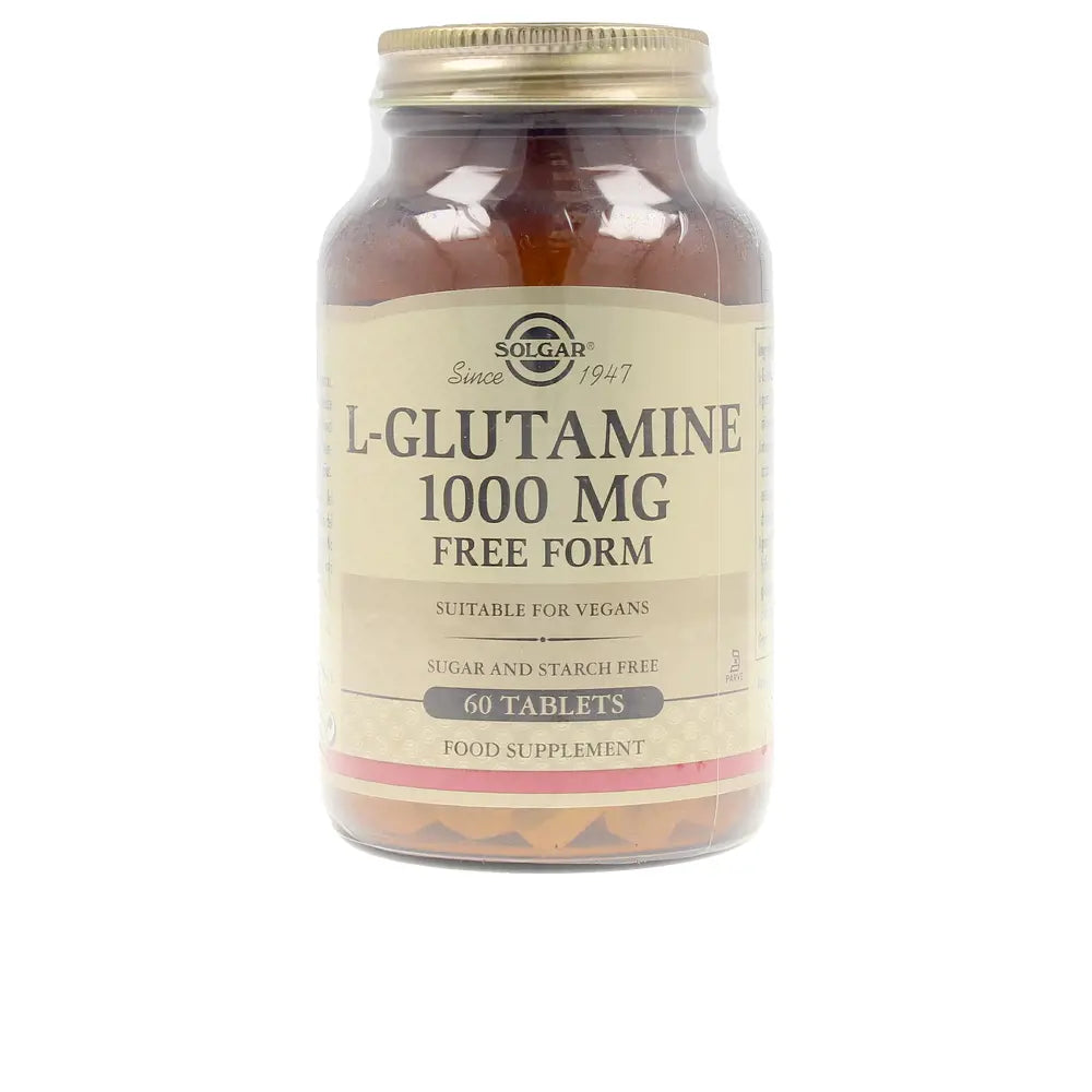 SOLGAR-L-GLUTAMINA 1.000 mg 60 comprimidos-DrShampoo - Perfumaria e Cosmética