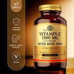 SOLGAR-ROSA HIPS C 1500mg. 90 cápsulas-DrShampoo - Perfumaria e Cosmética