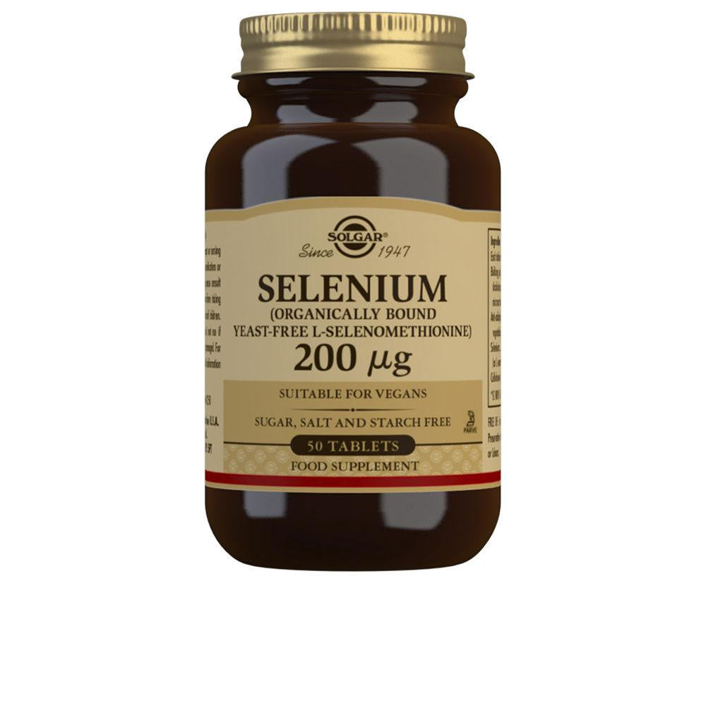 SOLGAR-SELÊNIO 200 µg 50 comprimidos-DrShampoo - Perfumaria e Cosmética