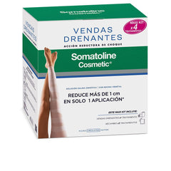 SOMATOLINE COSMETIC-DRAINING BANDAGES MAXI KIT LOT 4 pz-DrShampoo - Perfumaria e Cosmética