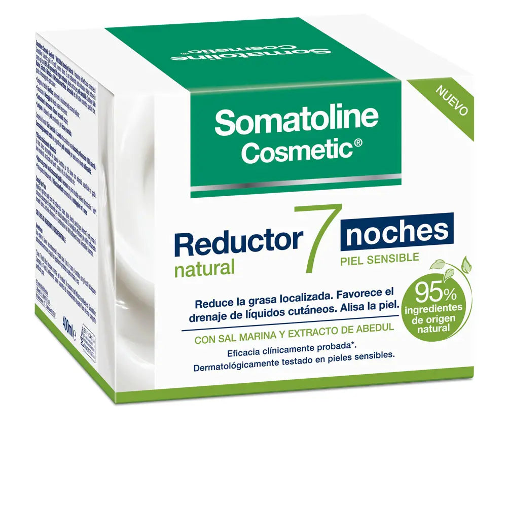 SOMATOLINE COSMETIC-NATURAL REDUCER 7 NOITES pele sensível 400 ml-DrShampoo - Perfumaria e Cosmética