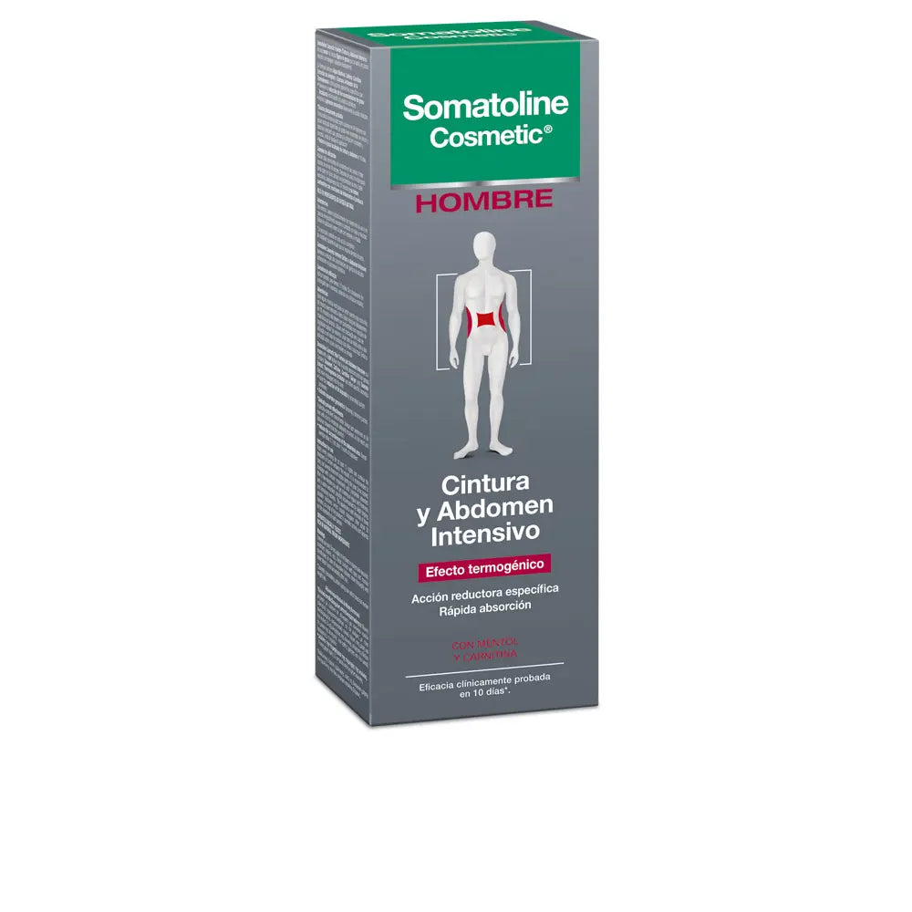 SOMATOLINE COSMETIC-THERMOGENIC MAN cintura e abdômen intensivo 250 ml-DrShampoo - Perfumaria e Cosmética