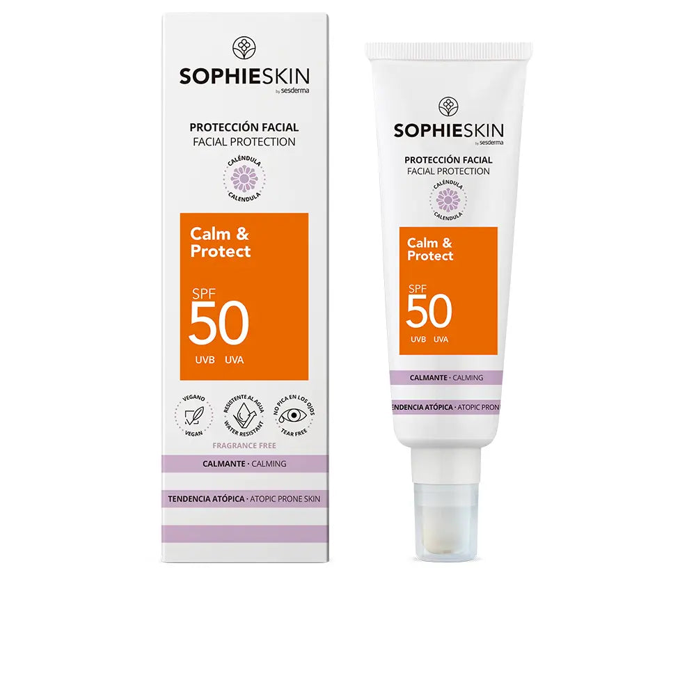 SOPHIESKIN-Fluido protetor solar SOPHIESKIN pele sensível atópica SPF5-DrShampoo - Perfumaria e Cosmética