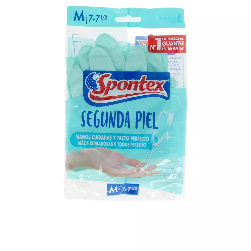 SPONTEX-luvas SECOND SKIN tamanho M-DrShampoo - Perfumaria e Cosmética