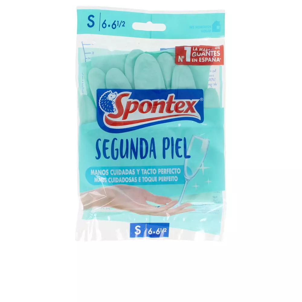 SPONTEX-luvas SECOND SKIN tamanho S-DrShampoo - Perfumaria e Cosmética