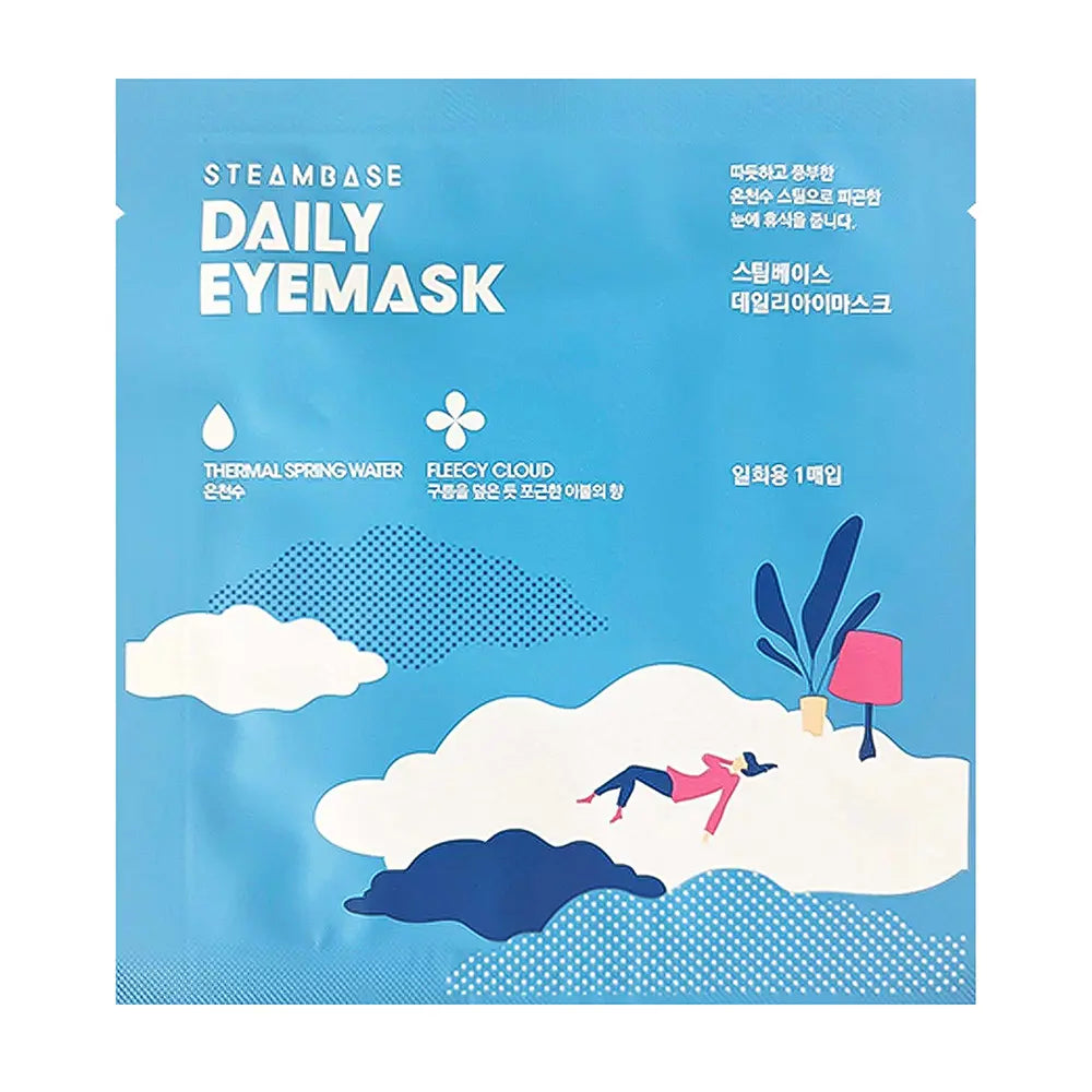 STEAMBASE-MÁSCARA DIÁRIA fleecy cloud 1 unidade-DrShampoo - Perfumaria e Cosmética