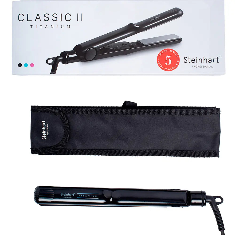 STEINHART-STEINHART CLASSIC II TITANIUM alisador de cabelo Preto 2 u.-DrShampoo - Perfumaria e Cosmética