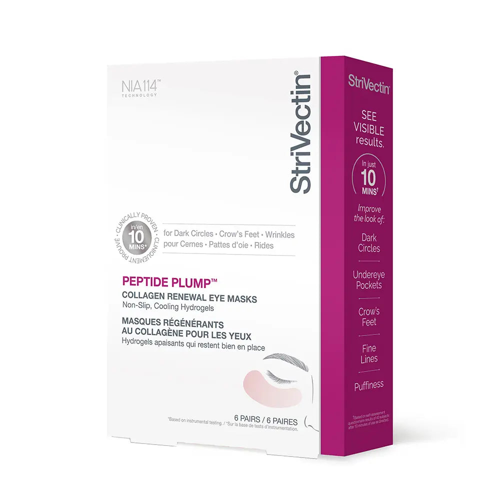 STRIVECTIN-PEPTIDE PLUMP collagen eye masks 6 u-DrShampoo - Perfumaria e Cosmética